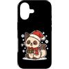 cat winter scarf box snow wintertime yul Custodia per iPhone 17 Simpatico gatto invernale con sciarpa e scatola