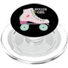 THE BEST ROLLER SKATE PRESENTS Pattinatrice a rotelle, stile retrò, vintage, anni '70, '80, '90 PopSockets PopGrip per MagSafe