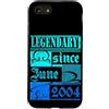 Lustiger Geburtstagsspruch zum 22. Gebur Custodia per iPhone SE (2020) / 7/8 22° Compleanno Leggendario dal Giugno 2004 Anno Retro