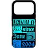Lustiger Geburtstagsspruch zum 22. Gebur Custodia per iPhone 17 Pro 22° Compleanno Leggendario dal Giugno 2004 Anno Retro