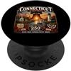 Connecticut U.S.A. 250th Anniversary by USA 250° Anniversario Connecticut Pride PopSockets PopGrip Adesivo