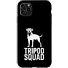 Cani da soma canini resistenti Custodia per iPhone 11 Pro Max Tripod Squad Supporto per la resilienza a tre zampe del cane