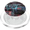 JDM Japanese Automotive Tuning Car Art Distress Vintage JDM Leggendario Race Drift Cars Nel Garage PopSockets PopGrip per MagSafe