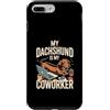 Bassotto smart working umorismo cinofili Custodia per iPhone 7 Plus/8 Plus My Dachshund Is My Coworker Bassotto Smart Working