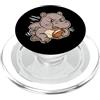hippo rugby strong mascot run cartoon ru Forte ippopotamo rugby corridore cartone animato PopSockets PopGrip per MagSafe
