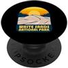 Park Explorer Collection Scena del tramonto del parco nazionale delle dune del deserto d' PopSockets PopGrip Adesivo