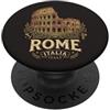 Roma Italia Ancient Colosseum Roman Trav Vintage Roma Italia Colosseo Antico Romano Punto di riferimento 3 PopSockets PopGrip Adesivo