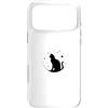 Simmon's Merch Custodia per iPhone 17 Pro Max Gatto Luna Piena Dolce Gatto Stuff Casual Kitty Vibes Graphic Art