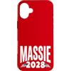 Massie 2028 Election Vote Apparel Custodia per iPhone 16 Plus Massie 2028 Election Thomas Massie For President