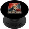 Christian Holy Trinity Vintage Faith Ico Sacra la Santissima Trinità Cristiana Fede Immagine PopSockets PopGrip Adesivo