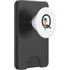 Timowo Studio Giraffa Diploma Lettera Q Alfabeto Animale PopSockets PopWallet per MagSafe