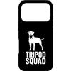 Cani da soma canini resistenti Custodia per iPhone 17 Pro Tripod Squad Supporto per la resilienza a tre zampe del cane