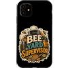 Jimbeels Custodia per iPhone 11 Bee Yard Supervisor umorismo apicoltore