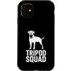 Cani da soma canini resistenti Custodia per iPhone 11 Tripod Squad Supporto per la resilienza a tre zampe del cane