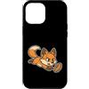 rugby fox dive quick rugby oval ball scr Custodia per iPhone 12 Pro Max Cartone animato Rugby Fox Dive