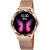 LOTUS Orologio Intelligente Donna - Smartwatch Acciaio Inossidabile Rosa - Impermeabile IP65 - Controllo Musica, Contapassi, Calorie, Telefono, Sport, Frequenza Cardiaca, Sonno 50036/1