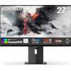 KOORUI S2721XO 27 Pollici Gaming Monitor, QHD 1440p Computer Monitors 2k, QD-OLED, UHD 240Hz, 0.03ms, HDMI(2.0)*2, Sync Adaptive Tecnologia, VESA (75mm*75mm), Eye Care, Inclinazione Regolabile