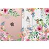MoKo Custodia per iPad Air 11 Pollici M4/M3/M2 2026/2025/2024, Custodia iPad Air 5a/4a Gen. 10,9 2022/2020, Cover in TPU Morbido Trifold Sottile, Cover Sottile, Auto Sveglia/Sonno, Fiori Fragranti