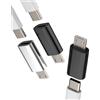 Kefiany Adattatore USB C Femmina a Micro USB Maschio (3 Pack) Tipo C Caricatore Dati Cavo Connettore Android Spina Convertitore Type C Porta Tablet Accessori Compatibile Con Samsung Galaxy S6 S7 Edge+ Active