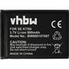 vhbw batteria compatibile con Sony-Ericsson J230c, J220c, J220a, D750i, J220i, J230i, J210i, D750 smartphone cellulare (900mAh, 3,7V, Li-Ion)