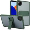 GIOPUEY per Redmi Pad SE 8.7 2025 Custodia, con Supporto, Cover Rigida in PC + Morbida in TPU, Case Custodia Opaco, Nessun Ingiellimento - Green