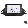 LiteGauge Autoradio per F-ord Escape Kuga 2 2013-2017 Radio Upgrade con Wireless CarPlay Android Auto, 9'' TouchScreen In-Dash GPS Navigation/BT 5.1/WIFI/MirrorLink/SWC/FM + Telecamera di Backup(Color:S4)