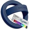 ENCASED Supporto magnetico con anello per dito compatibile con MagSafe, impugnatura sottile in silicone per iPhone, blu reale