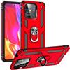 Max Power Digital MPD Cover per Xiaomi Redmi 10C con Girevole Anello 360 Gradi Custodia Magnetica Antiurto Rigida Resistente Protettiva Case Bumper Ring (Xiaomi Redmi 10C, Rosso)