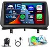 Inefala 4+128G 9'' Android 15 Autoradio per Renault Clio 3th 2005-2014
