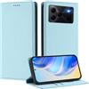 MOJIA Cover per Doogee Note 56 / Note 56 Plus/Note 56 Pro, [Forte Chiusura Magnetica] Case Portafoglio in Pelle PU Premium, Custodia a Libro per Telefono con Porta Carte. Sky Blue