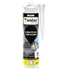 Weber Weberseal MS, Mastice ibrido MS, alta perfomance, 290 ml, bianco