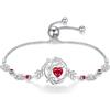 FANCIME Braccialetto Albero della Vita con Pietra Portafortuna per Donne in Argento Sterling 925, Gioielleria con Ciondolo Albero della Vita, Braccialetto con Pietra Portafortuna, Regalo per