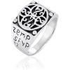Withlovesilver 925 sterling Silver The Day meridiana sole quadrante anello, Argento, 22, cod. 10198RPJ