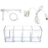 Whtkoph Aquarium Filtro Box Accessori Filtro Acquario Esterno PP Materiale Funzionamento Silenzioso Filtrazione Continua Adatto per Pesci Acquatici Animali Do, B