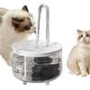 Generic Fontana per cani | Fontanella per gatti alimentata a batteria USB 1L | Distributore di acqua per gatti con filtraggio a circolazione automatica, forniture di acqua trasparente per cani e gatti da inte
