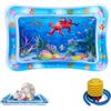 Generico Pet Water Bed, Ocean Breeze Splashland for Cat Dog, Cat Waterbed Toy with Fish, Thickened Anti-Scratch Water Mat, Feel Cool Comfort (Rectangle C)