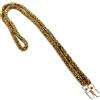 fili & filati Manico Tracolla Yury in Resina da 120cm per Borse Handmade con moschettoni Oro per cordini Swan e o fettucce Waoo (Oro - 123, Crystal 120CM)