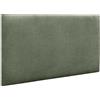 DHOME Pannelli Imbottiti in Velluto a Coste Premium Autoadesivi per Parete Acustici Fonoassorbenti Protezione dagli Impatti Testiere Decorazione Casa Camera da Letto (Verde Selva, 50x40cm)
