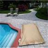 UGEFKMQ Gros Pouf Geantpouf galleggiante per piscina, divano di manutenzione, sedia Pazy, pouf gigante, piscina (senza imbottitura), 140 cm x 180 cm, beige, 180 cm x 140 cm