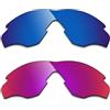 Alphax Lenti polarizzate di ricambio per Oakley M2 Frame XL OO9343 - Opzioni multiple, Acqua profonda+sole di mezzanotte, M2 Frame XL OO9343