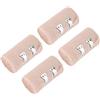 iwobi 4 pezzi Bendaggi Elastici,Fascia per Bendaggio Braccio/Elastica Nastro di Compressione con Clip in Metallo per Sport,Atletica per Braccio, Gamba,Polso, Distorsioni di Caviglia