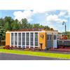 Vollmer N Elettrico Locomotiva Capanno Con Porta Chiusura Device, Two-Stand Vollmer Kit