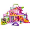 Famosa Pinypon - Valigetta Casa Rosa, Pieghevole, Con Tante Stanze Diverse e Accessori,
