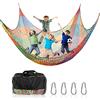 MENAYODA Rete da arrampicata per parco giochi, rete di protezione a doppio strato, per bambini, per parco giochi, per esterni, interni, giardino