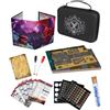 CZYY All-in-One Mini Tabletop RPG Adventure Kit - Compact & Tidy DND Starter Set con schermo DM, mappe, gettoni, dadi e custodia per DM, principianti e giocatori di ruolo da viaggio