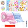 mongtsamz 27 Pezzi Nano Tape Bubble Kit, Nano tape bolle Soffianti Riutilizzabile, DIY Accessori nanos tapes bolles Soffianti, Nastro per Bolle con Glitter, Paillettes, Adesivi,Gonfiatore,Cannucc