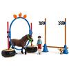 Schleich FARM WORLD | Gara di Agilità con Pony 42482 | 26 pezzi | Set da gioco dai 3 anni | set con personaggi, numerose funzioni e tanti accessori | figura animali della fattoria schleich