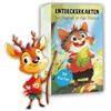 KOSLEOW 50 Carte di Esplorazione per Bambini 4-8 Anni,Gioco Educativo per Scoprire la Natura, Regalo per Maschi e Femmine, Caccia al Tesoro Indoor e Outdoor