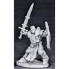 Pechetruite 1 x Crusader Champion - Reaper Bones Miniatura per Gioco di Ruolo Guerra - 77550