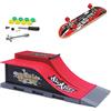 KETIEE Mini Skateboard da Dita con Rampa e Set di Accessori, Mini Finger Skateboards Rampa, Finger Toy Skatepark Rampe, Fingerboard Skate Park Kit per i Regali dei Bambini